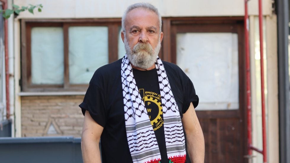 Μιχιάρ Εκτάμι, πρόεδρος της Ενωσης Παλαιστινίων Εργαζομένων στην Ελλάδα